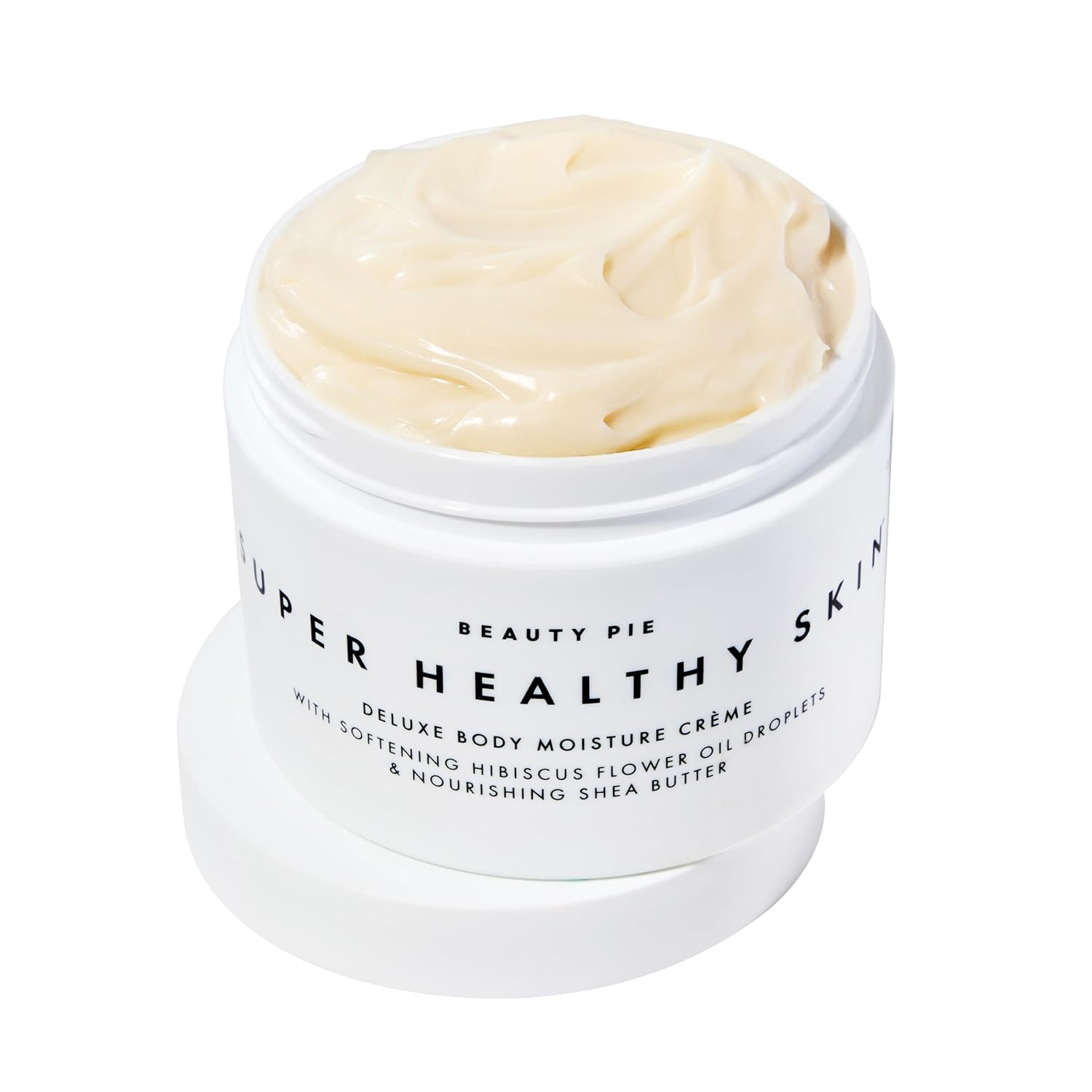Beauty Pie Super Healthy Skin Deluxe Body Crème – Rich Hydration Body Butter with Cold-Pressed Hibiscus Oil, Hyaluronic Acid & Vitamin E – 8.45oz Nourishing Body Moisturizer for Dry & Mature Skin