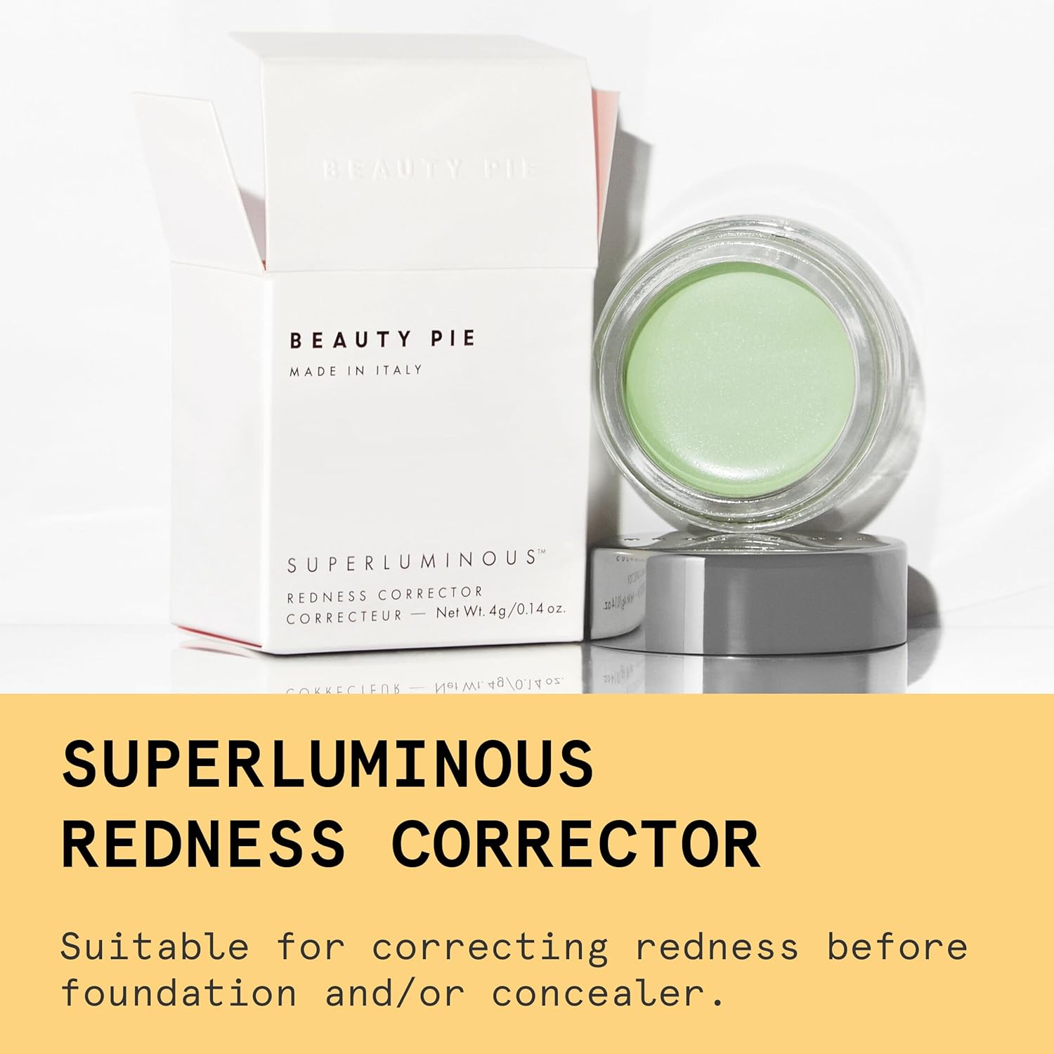 Beauty Pie Superluminous™ Redness Corrector (Green); For instantly neutralizing redness where you don't want it; From one of the leading labs in Italy