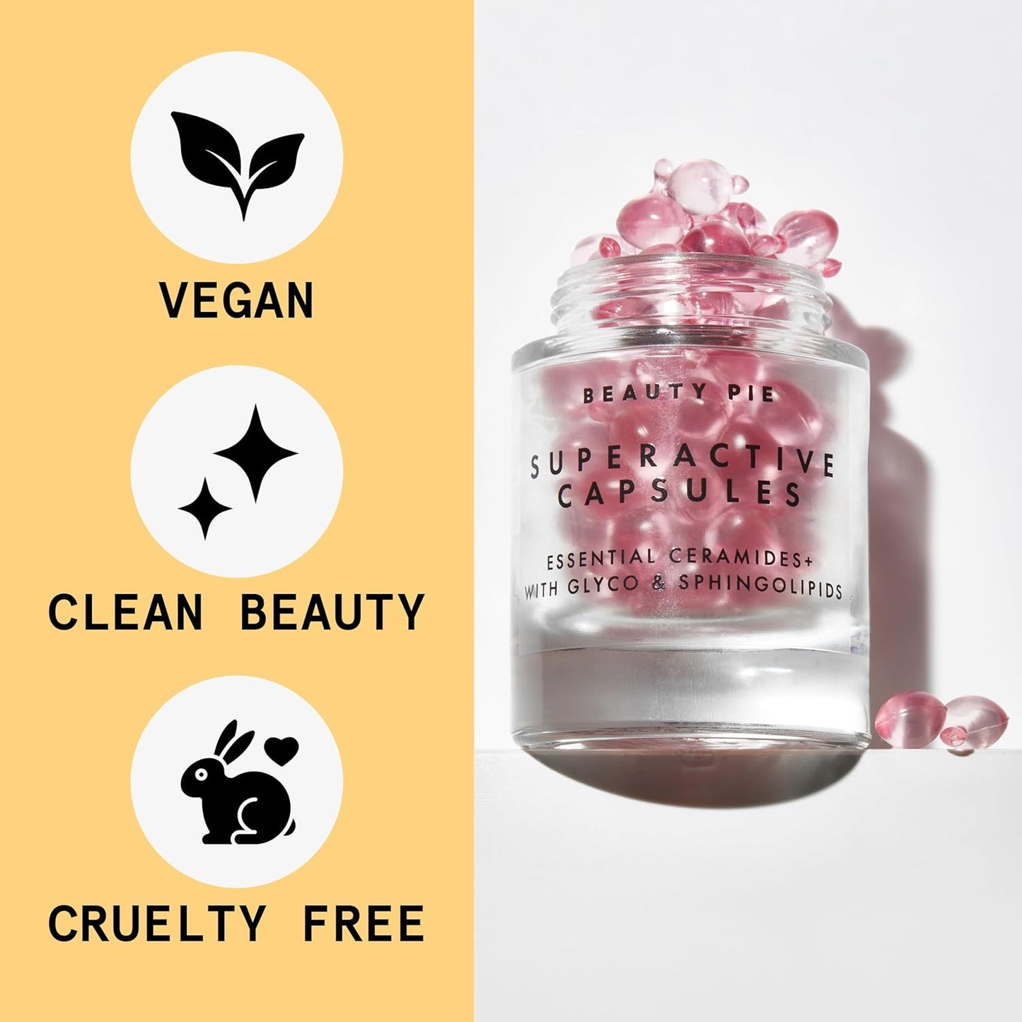 Beauty Pie Superactive Capsules Essential Ceramides + For Hydrating, Anti-Aging & A Healthy, Dewy Glow