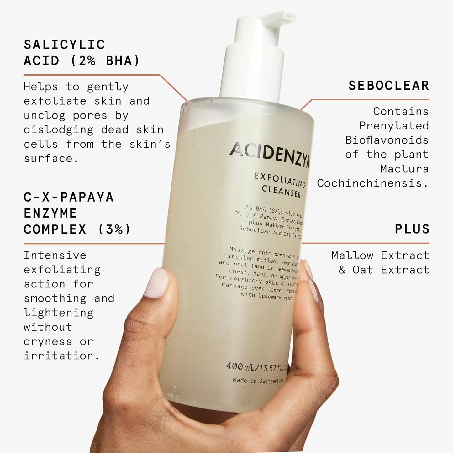 Beauty Pie AcidEnzyme Exfoliating Face & Body Cleanser To Help Smooth, Purify & Clear Skin