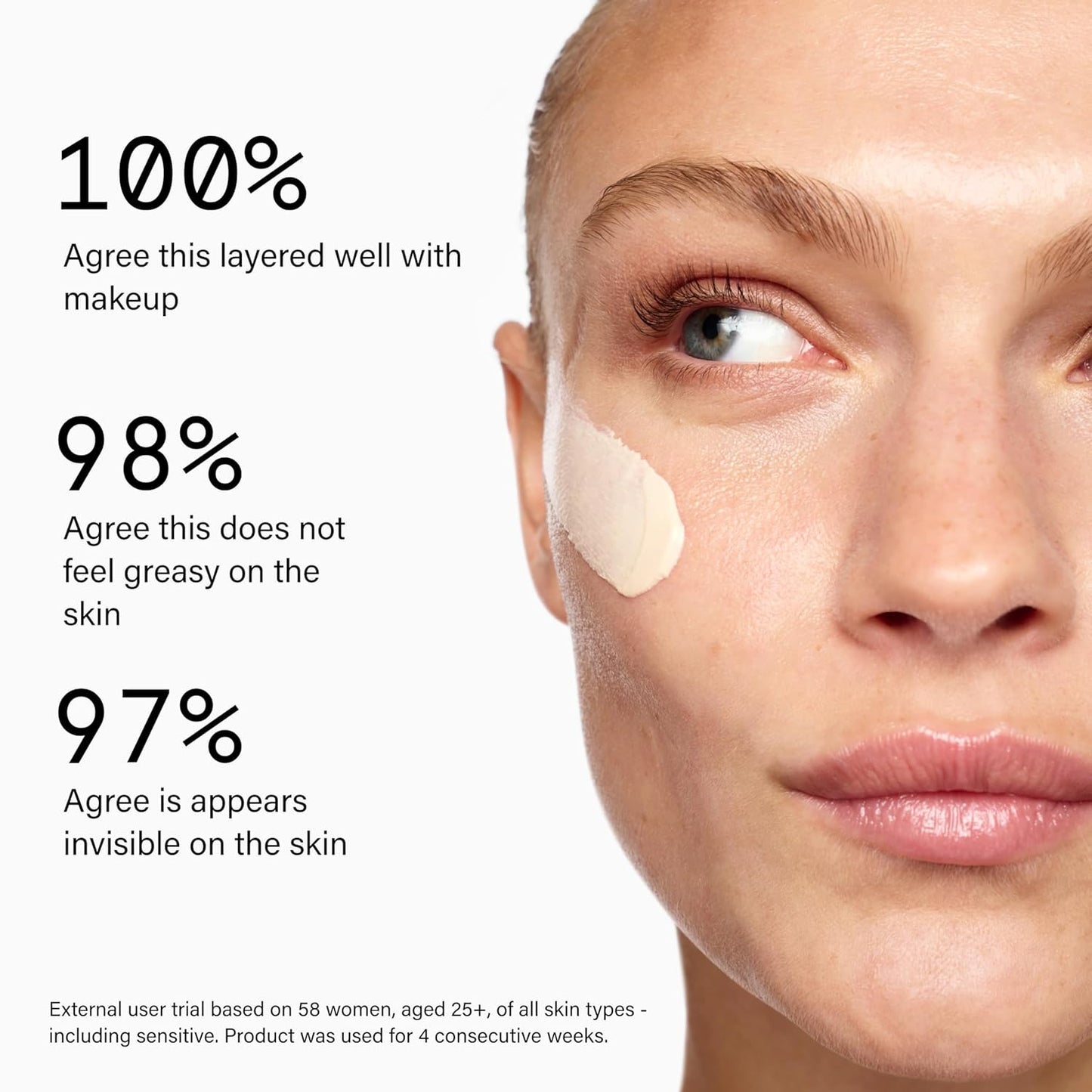 Beauty Pie Traceless Mineral Sunscreen + Primer SPF 30, 1.69 fl oz (50 ml) – Invisible Mineral Protection with Niacinamide, Argan Oil & Antioxidants